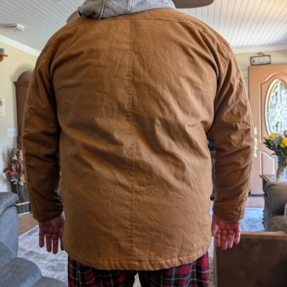 Wrangler Workwear Mens Barn Coat Hooded. 2xl - Picture 2 of 7